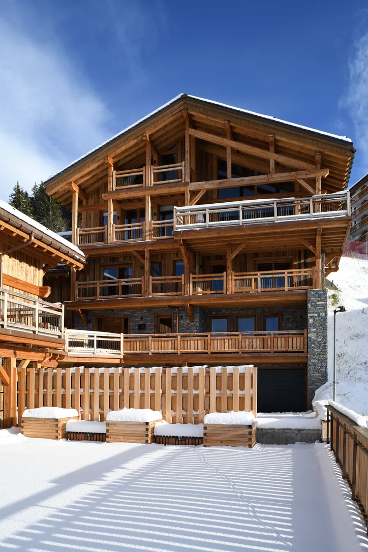 Epicime lodge vu depuis la terrasse à Epicime Lodge, Peisey-Vallandry