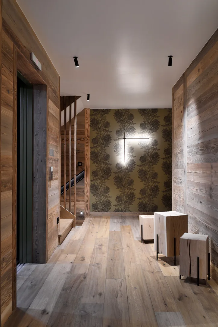Chambre avec baignoire, vue générale à Epicime Lodge, Peisey-Vallandry