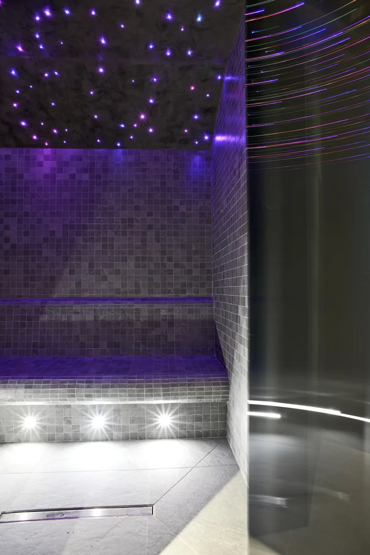 Hammam aux lumières étoilées à Epicime Lodge, Peisey-Vallandry